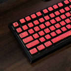 كي كابس Keycaps Topo R أحمر Red حروف عربية إنجليزية واضحة مع تصميم طبوغرافي ثلاثي الأبعاد من هرتزسوق