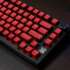 كي كابس Keycaps Topo R منظر جانبي ثلاثي الأبعاد يعرض الارتفاع والإضاءة الحمراء من الأسفل من هرتزسوق